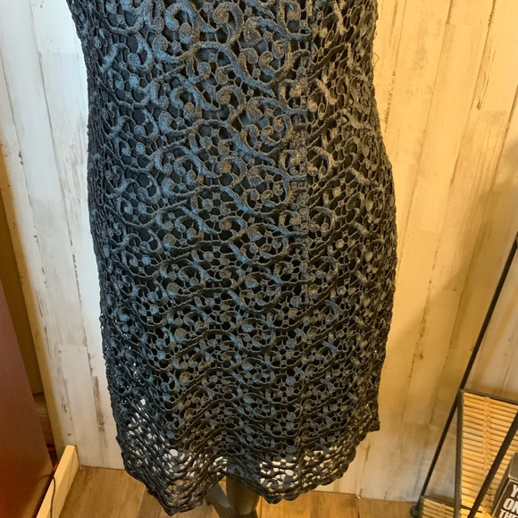 San Andre lil black lace dress. Lovely size 6 - Picture 3 of 6